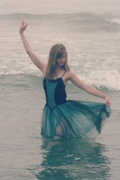Dancing in the ocean